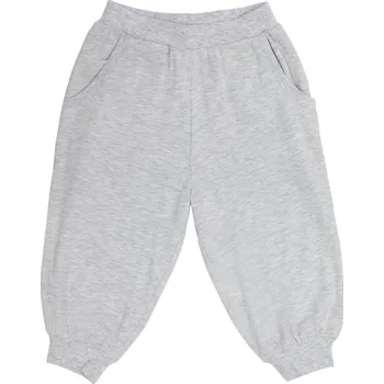 Winkiki Kids Wear Dívčí 3/4 kalhoty Base - šedý melanž Velikost: 152