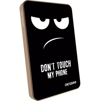 Powerbanka Picasee Powerbanka s MagSafe 5 000 mAh Zlatá - Nešahej mi na telefon