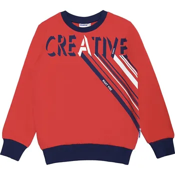Chlapecká mikina Winkiki Kids Wear Chlapecká mikina Creative - červená Velikost: 128