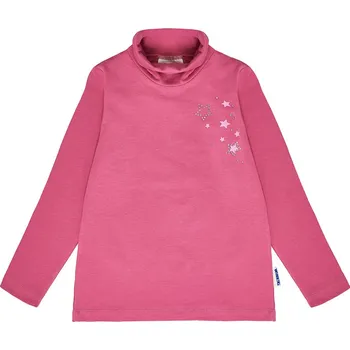 Winkiki Kids Wear Dívčí rolák Star - růžová Velikost: 98