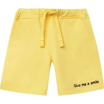 Dívčí kraťasy Winkiki Kids Wear Dívčí kraťasy Give me a Smile - žlutá Velikost: 164