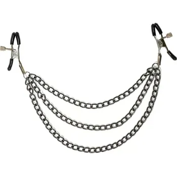 BDSM obojek Svorky na bradavky Party Hard Uncensored