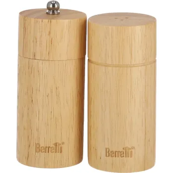 Mlýnek na koření Sada mlýnek na pepř a solnička z kaučukovníku 5 × 11 cm