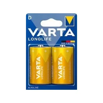 Článková baterie 2x Alkalická baterie Longlife Varta D (R20) v blistru