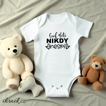 Kojenecké oblečení Dětské body Cool děti nikdy nespí