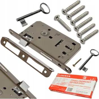 zadlabací zámek JANIA Zadlabací zámek do dveří 72/50 na KLÍČ