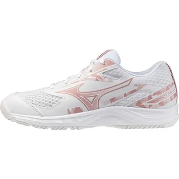 Dětská sálová obuv Dětská halová obuv Mizuno STEALTH STAR 3 Jr.(C) / White/Rose Elegance/Lava Falls Velikost: 37.0/4.5
