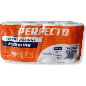 Toaletní papíry Suchý toaletní papír bez vůně Perfecto 8 ks