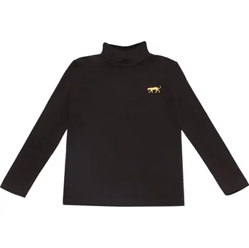 Dívčí svetr Winkiki Kids Wear Dívčí rolák Gepard - černá Velikost: 128