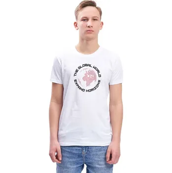 Chlapecké tričko Winkiki Kids Wear Chlapecké tričko Horizons - bílá Velikost: 152