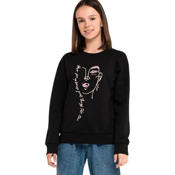 Dívčí mikina Winkiki Kids Wear Dívčí mikina Casual - černá Velikost: 164