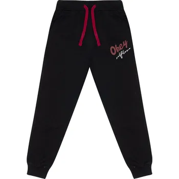 Winkiki Kids Wear Dívčí tepláky Okey - černá Velikost: 146