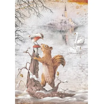 Umělecký papír Rýžový papír A4 pro tvoření - CBRP202