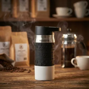 Nerezový termohrnek KONIGHOFFER HUNTER černý 400 ml