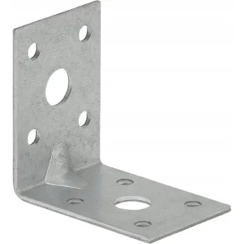 Úhloměr TESAŘSKÝ ÚHELNÍK S PROLISKEM 50x50x35x2 mm, MONTÁŽNÍ SPOJOVACÍ PRVEK