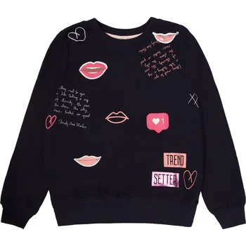 Dívčí mikina Winkiki Kids Wear Dívčí mikina Trend Setter - navy Velikost: 164