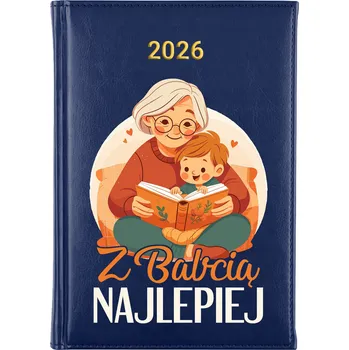 Kalendář Knižkový kalendář 2026 A5 FunnyCase modrý