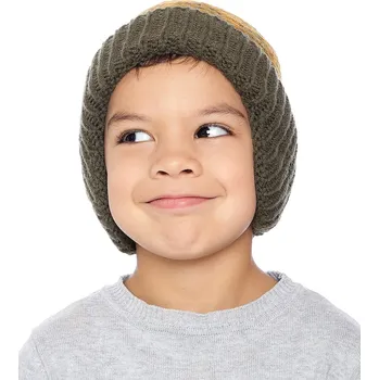 Čepice Marhatter Chlapecká pletená čepice - 9321 - khaki