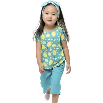 Dívčí pyžamo Dívčí pyžamo Citrus - tyrkysová | Winkiki Kids Wear Velikost: 122