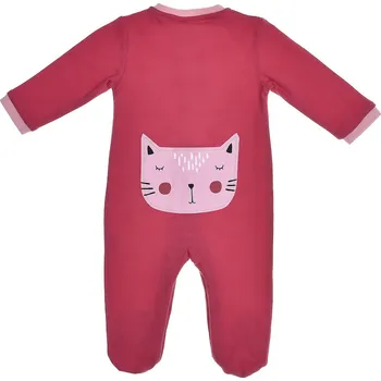 Dupačky Winkiki Kids Wear Dívčí dupačky Cat - fuchsie Velikost: 62