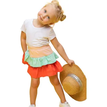 Dívčí oblečení Winkiki Kids Wear Dívčí sukně Mexico - růžová/mátová Velikost: 98