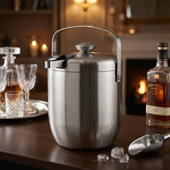 Nádoba na led Nerezový chladič na led s kleštěmi KONIGHOFFER ORIS