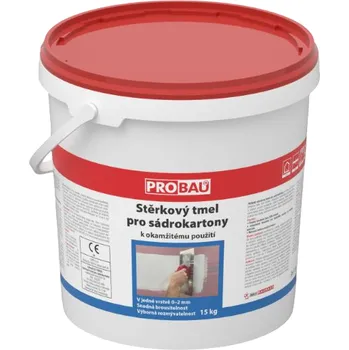Tmel PROBAU Tmel stěrkový pro sádrokartony, bílý, 15 kg&nbsp;880.0115.BH