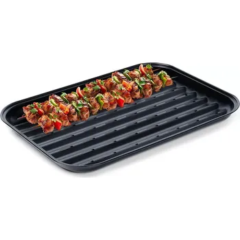 Nádoba na pečení Ocelový perforovaný grilovací plech 34,5 × 24 cm