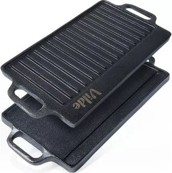 Oboustranná litinová grilovací deska CAST LINE 40 × 20,5 cm