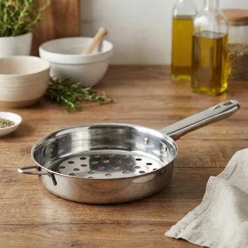 Pasírovač Síto na nudle z nerezové oceli SILVER 18 cm