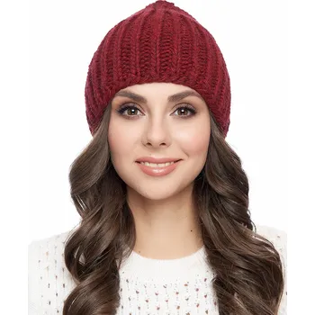 Čepice Marhatter Dámská pletená čepice - 9571 - bordo