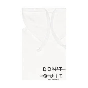 Dívčí šaty Winkiki Kids Wear Dívčí šaty Don't Quit - bílá Velikost: 158