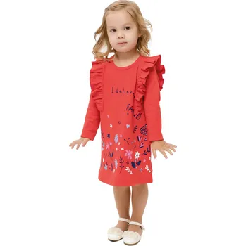 Dívčí šaty Winkiki Kids Wear Dívčí šaty Fairies - červená Velikost: 98