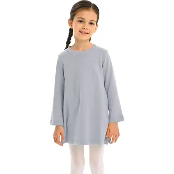 Dívčí šaty Winkiki Kids Wear Dívčí šaty - světle-šedý melanž Velikost: 104