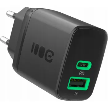 Green Cell 30W nabíječka do zásuvky 1x USB-C 1x USB-A černá