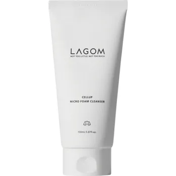 Odličovač LAGOM Cellup Micro Foam Cleanser – pěnový čisticí gel pro každodenní mytí pleti 120 ml