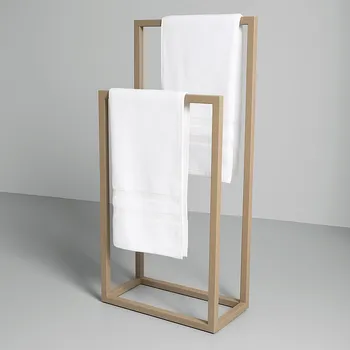 Stojan na ručníky do koupelny KS-63 béžový 85x40x20 cm