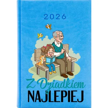 Kalendář Knižkový kalendář 2026 A5 FunnyCase modrý