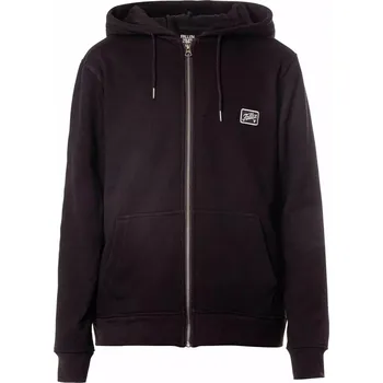 Pánské oblečení fallen Pánská mikina fury patch zip hoodie black/white