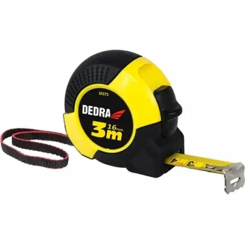 metr Svinovací metr DEDRA M575 5 m, 19 mm, pogumované pouzdro, nylonová páska