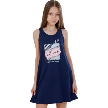 Dívčí noční košile Dívčí noční košile Art - tmavě fialová | Winkiki Kids Wear Velikost: 146