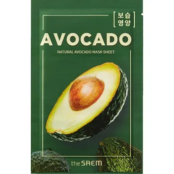 Pleťová maska SAEM Natural Avocado Textilní maska - Avokádo