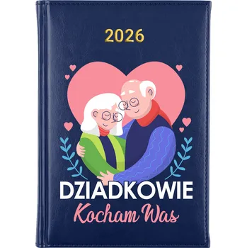 Kalendář Knižkový kalendář 2026 A5 FunnyCase modrý