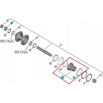 Náboj kola Ořech náboje Shimano FH-M8110 M8130 M7130 WH-M8120
