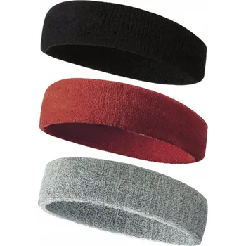 Čelenka SADA 3x ČELENKA do VLASŮ na BĚH, TENIS, SPORTOVNÍ UNISEX