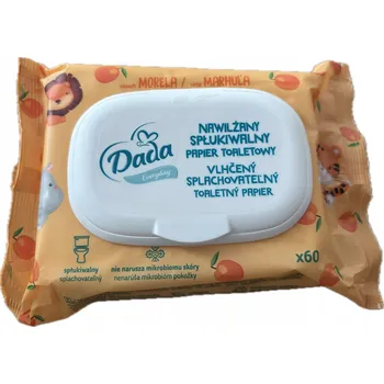 Toaletní papír Vlhčené ubrousky s vůní Dada s vůní meruňky 60 ks