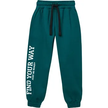 Winkiki Kids Wear Chlapecké tepláky Find Your Way - Zelená Velikost: 170