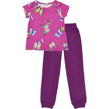 Dívčí pyžamo Butterfly - šeříková/fialová | Winkiki Kids Wear Velikost: 104