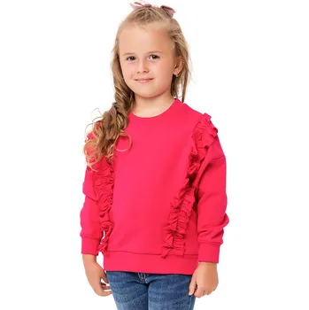 Dívčí mikina Winkiki Kids Wear Dívčí mikina Frill - malinová Velikost: 116