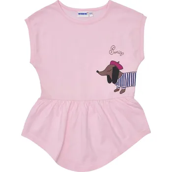 Dívčí šaty Winkiki Kids Wear Dívčí tunika Mon Amour - růžová Velikost: 122